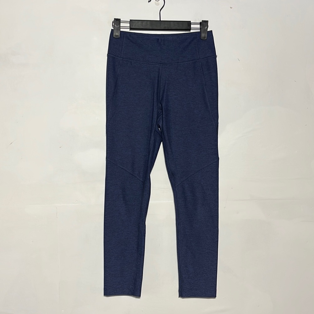 Outdoor Voices Navy 7/8 Warm Up Leggings Size Small - Picture 4 of 9